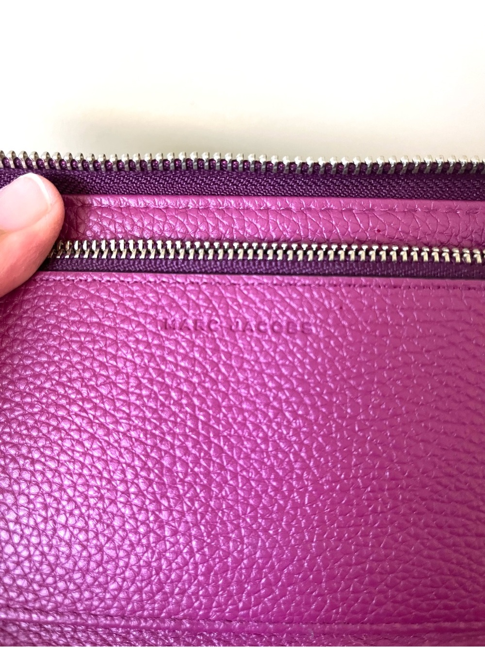Marc Jacob’s Recruit Fuscia Continental Zip Around Wallet - Picture 10 of 15